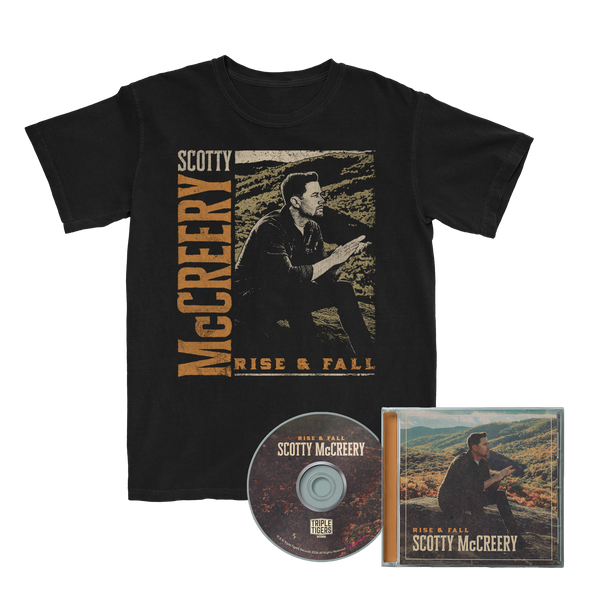 CD Rise & Fall + Photo Tee – Scotty McCreery