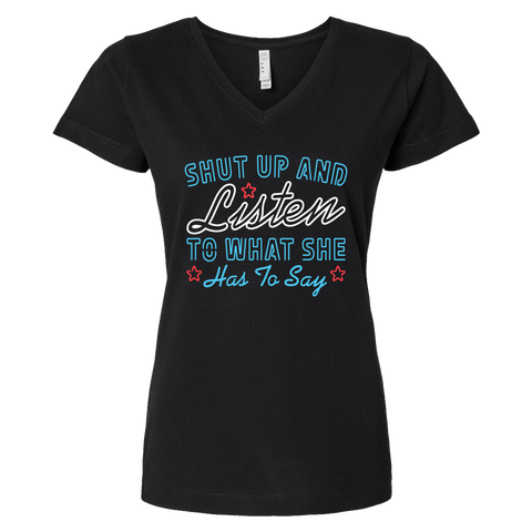 Ladies Shut Up & Listen Tee
