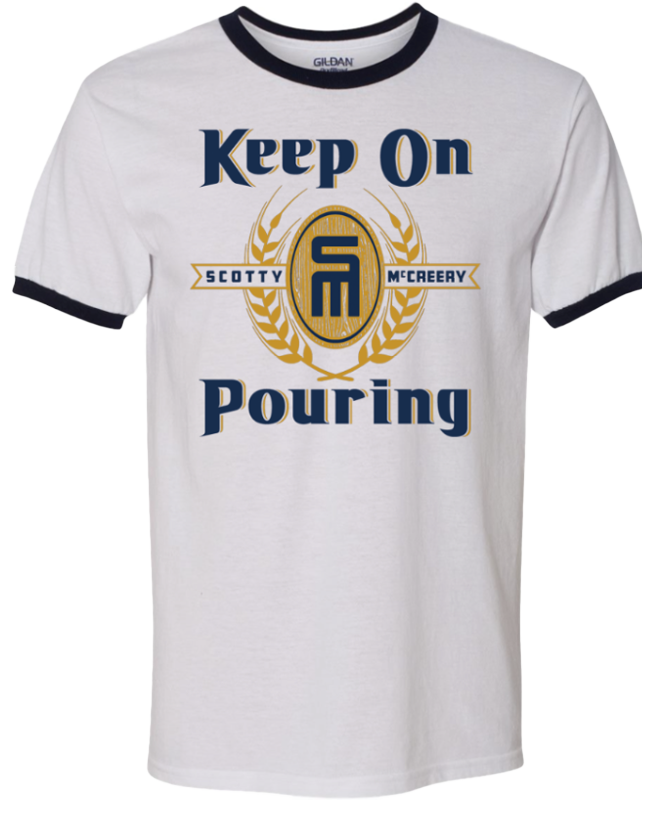 Keep on Pouring Ringer Tee