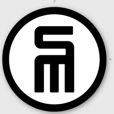 SM Logo 3" Vinyl Decal